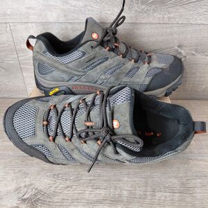 Merrell Moab Vent Shoes Mens Size 13 Gray Suede Waterproof Low Top Hiking Boots